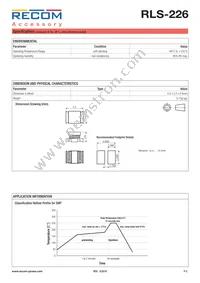 RLS-226 Datasheet Page 2