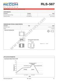 RLS-567 Datasheet Page 2