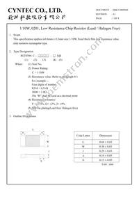 RLT0306-C-1R00-JNH Datasheet Cover