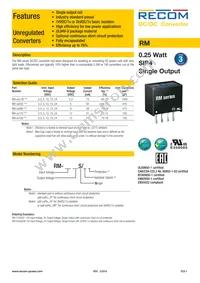 RM-3.33.3S/HP Datasheet Cover