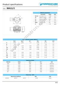 RM12/I-3C95-E250 Datasheet Cover