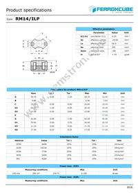 RM14/ILP-3F36-E250 Datasheet Cover