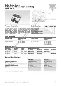 RM1C40D25 Datasheet Cover