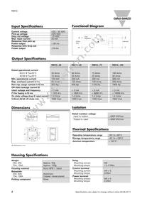 RM1C40D25 Datasheet Page 2