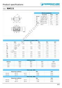 RM7/I-3C95-A100 Datasheet Cover