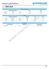 RM7/ILP-3F36-A100 Datasheet Page 2