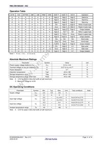 RMLV0816BGSD-4S2#HC0 Datasheet Page 4