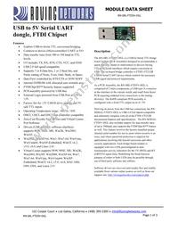 RN-SRL-FTD5V-DGL Datasheet Cover