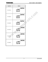 RN1101MFV Datasheet Page 7