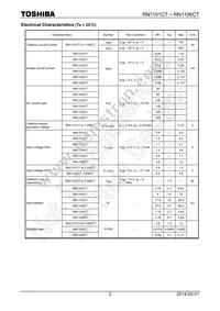 RN1106CT(TPL3) Datasheet Page 2
