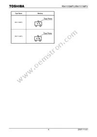 RN1110MFV Datasheet Page 4