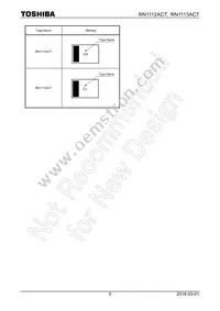 RN1112ACT(TPL3) Datasheet Page 5