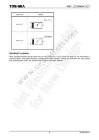RN1113CT(TPL3) Datasheet Page 5