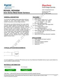 ROV05H820K-S-2 Datasheet Cover