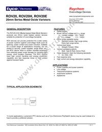 ROV20H681K-S-2 Datasheet Cover