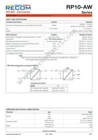 RP10-4815DAW/XC-HC Datasheet Page 6