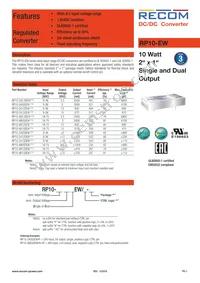 RP10-483.3SEW/P/M2-HC Datasheet Cover