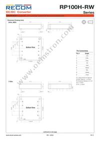 RP100H-2415SRW/P-HC Datasheet Page 15