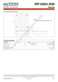 RP100H-2415SRW/P-HC Datasheet Page 16