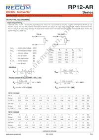 RP12-11015SAR/P Datasheet Page 3