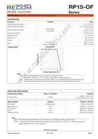 RP15-483.3SOF-R Datasheet Page 5