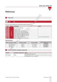 RP1A23D10 Datasheet Page 2