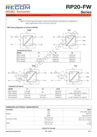 RP20-4815DFW/N-HC Datasheet Page 6