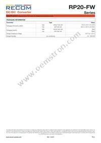 RP20-4815DFW/N-HC Datasheet Page 8