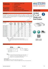 RP30-4815DEW/N-HC Datasheet Cover