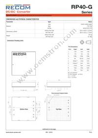 RP40-480515TG/HC Datasheet Page 8