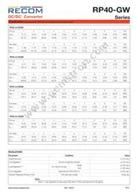 RP40-4815DGW/N-HC Datasheet Page 4