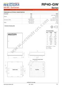RP40-4815DGW/N-HC Datasheet Page 7