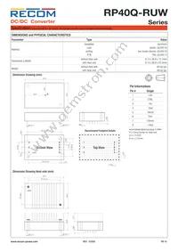 RP40Q-11024SRUW/P Datasheet Page 10