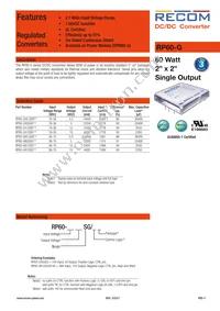 RP60-483.3SG/N-HC Datasheet Cover
