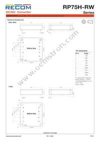 RP75H-11015SRW/P-HC Datasheet Page 15