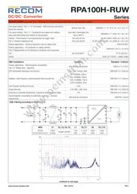 RPA100H-11048SRUW/N Datasheet Page 9