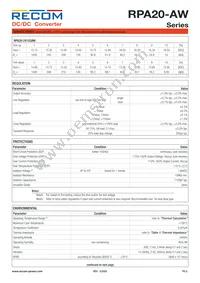 RPA20-2415DAW/P-HC Datasheet Page 5