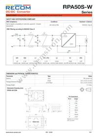 RPA50S-483.3SW/P Datasheet Page 7