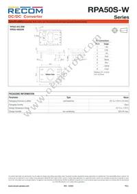 RPA50S-483.3SW/P Datasheet Page 8