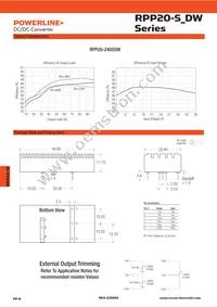 RPP20-2405DW/N Datasheet Page 4