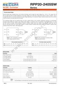 RPP20-2405SW Datasheet Page 2