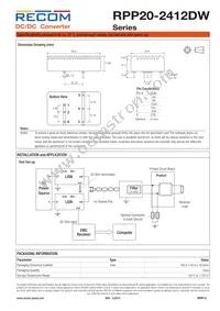 RPP20-2412DW Datasheet Page 5