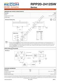 RPP20-2412SW Datasheet Page 5