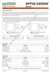 RPP30-2405SW Datasheet Page 2