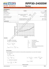 RPP30-2405SW Datasheet Page 3