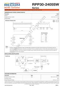 RPP30-2405SW Datasheet Page 5
