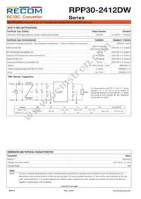 RPP30-2412DW Datasheet Page 4