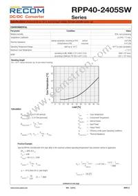 RPP40-2405SW Datasheet Page 3