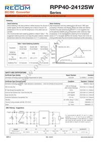 RPP40-2412SW Datasheet Page 4