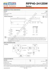 RPP40-2412SW Datasheet Page 5